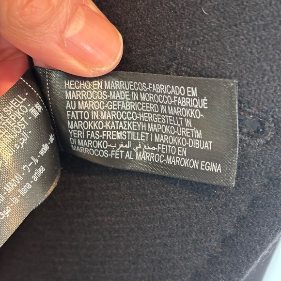 Zara Women's Black Wool Coat Like New Large - Picture 8 of 9